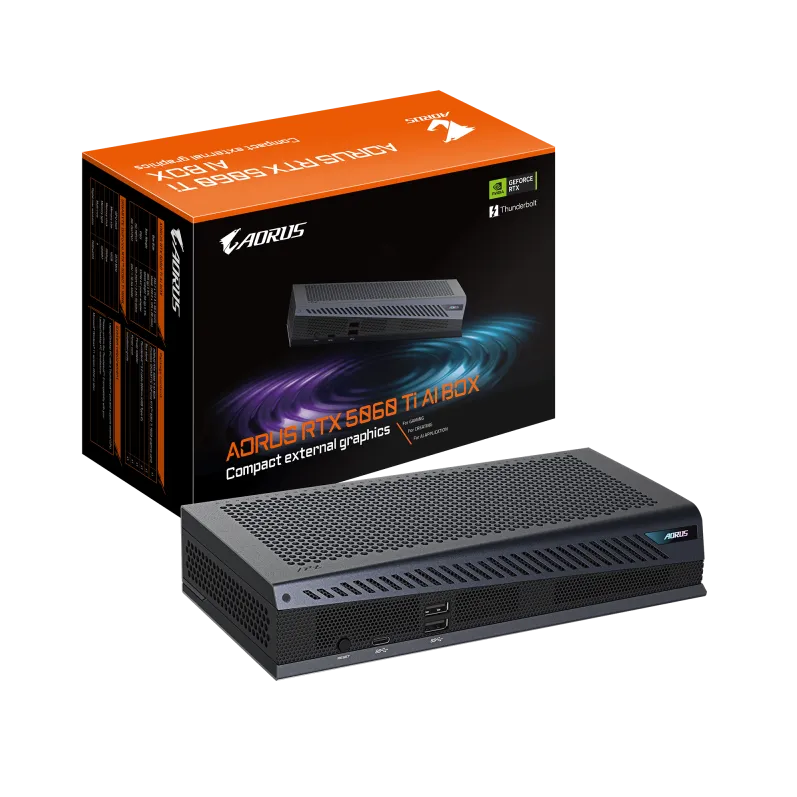 Placa Video GIGABYTE VGA GIGABYTE RTX 5060 TI AI BOX 16GB