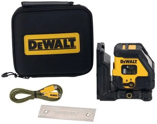 DeWalt Laser cu cruce, DeWALT, 3.6V, USB-C, 137x64x124mm, negru/galben