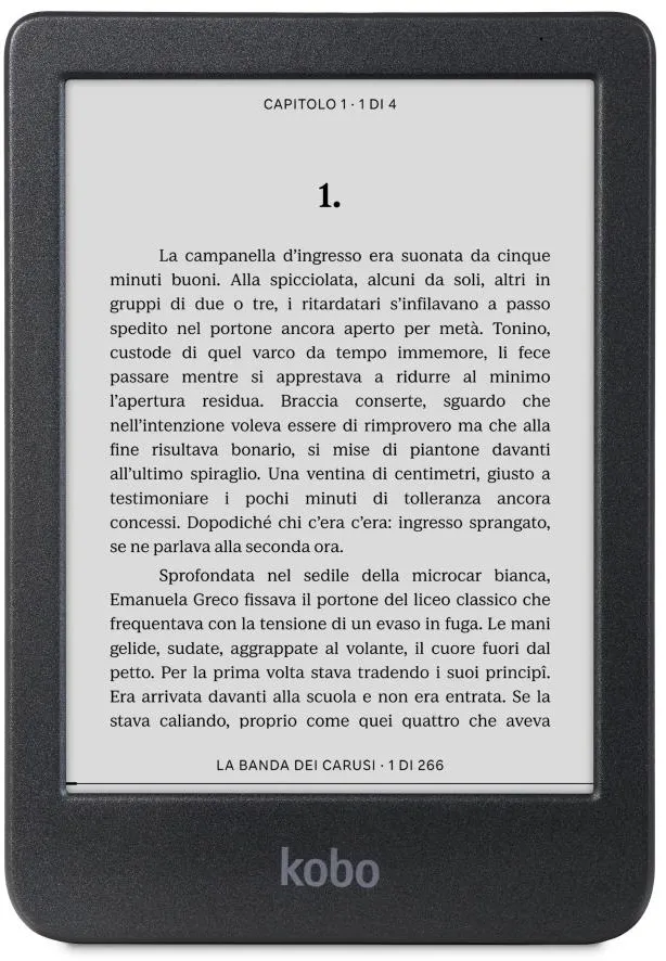 eBook Reader RAKUTEN KOBO Clara BW, Ecran E Ink Carta 1300 6", Procesor 1GHz, 512MB RAM, 16GB Flash, USB Type-C, IPX8, Negru