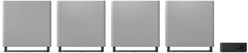 Boxe Sony Sistem Home Theatre Sony BRAVIA Theatre Quad HT-A9M2, 4.0.4ch, 504W, Wi-Fi, Bluetooth, 360 Spatial Sound Mapping, Dolby Atmos, Gri