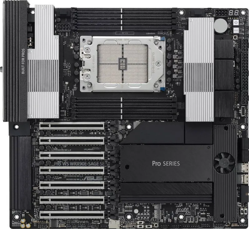 Placa de Baza Asus PRO WS WRX90E-SAGE SE, AMD WRX90, Socket sTR5, EEB