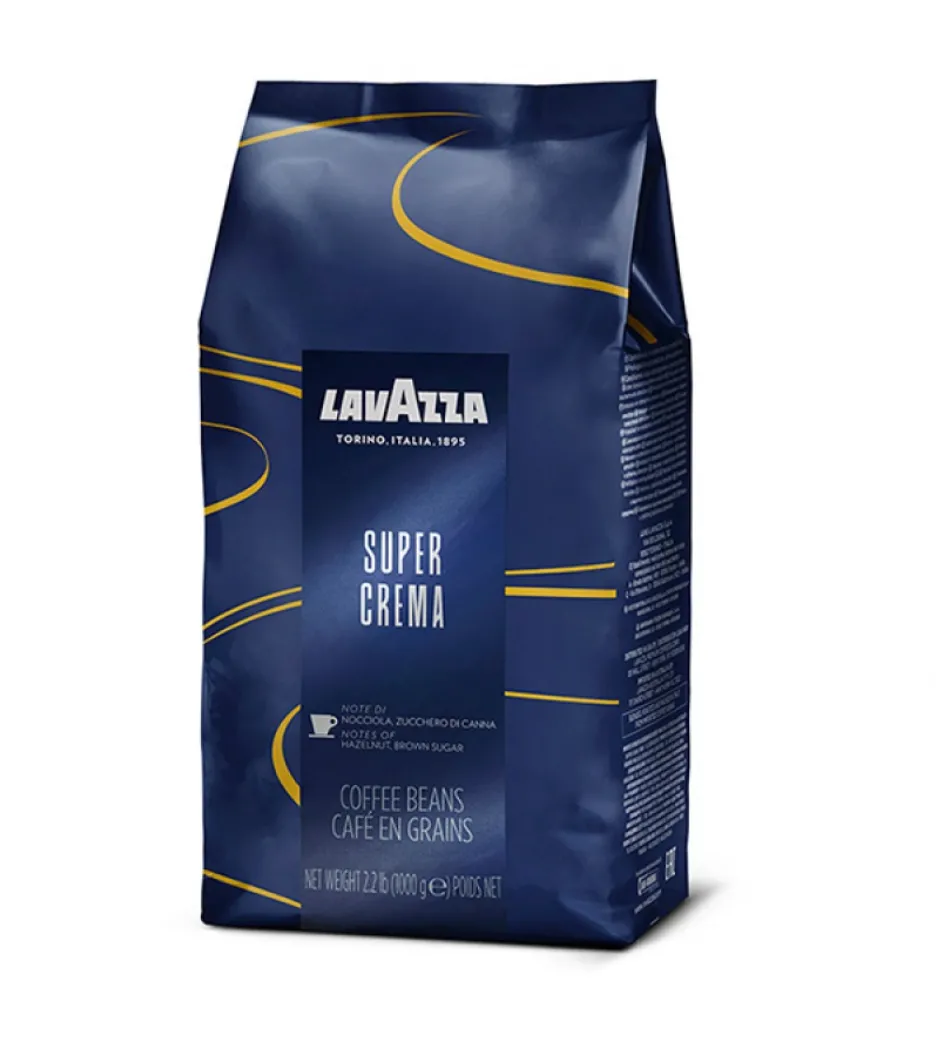 LAVAZZA Cafea Lavazza super crema ESPRESSO blue, 1000 gr./pachet - boabe