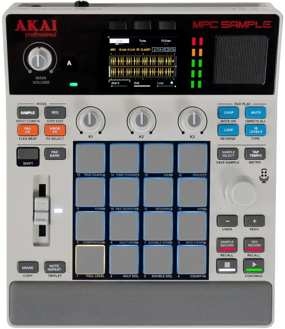 Akai MPC SAMPLE - Przenośny sampler/groovebox