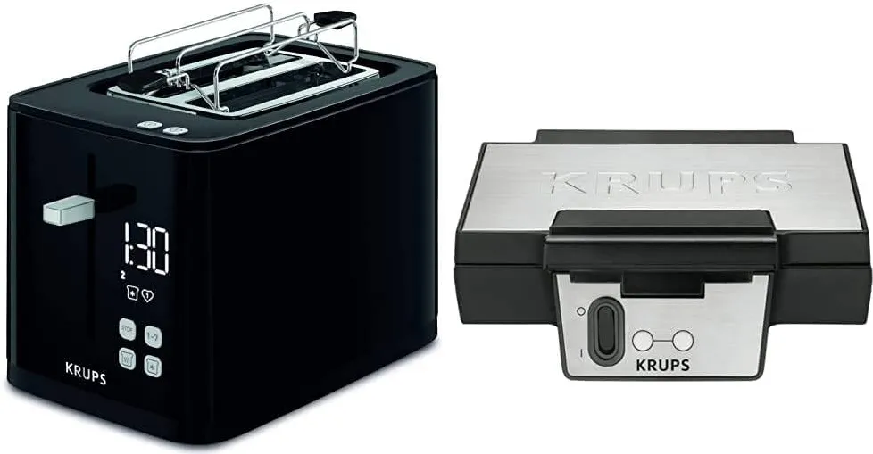 KRUPS toaster KH6418 black - Smart'n Light
