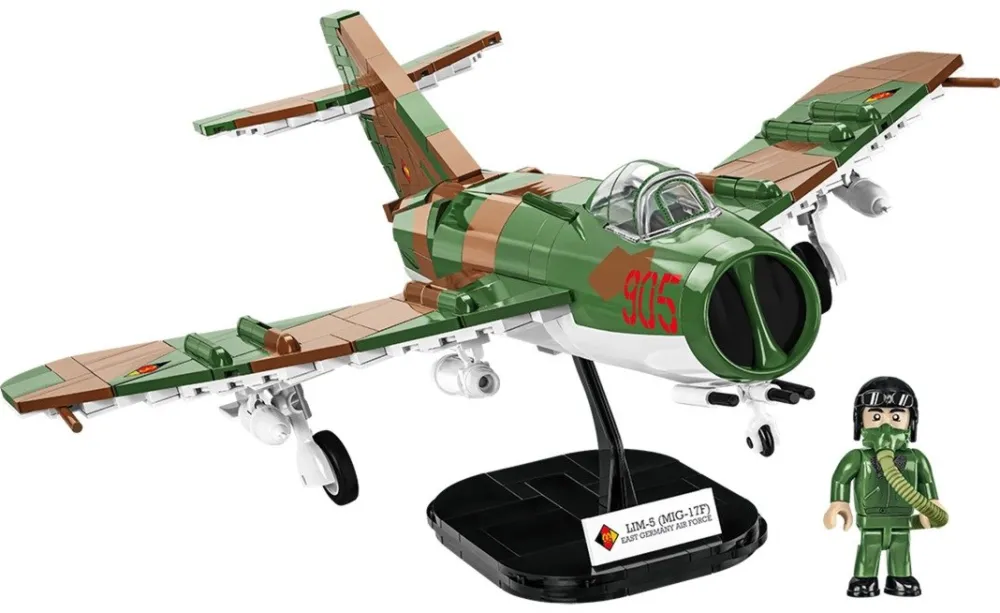 Jucarie creativa Cobi Lim-5 ( MiG-17F ) East Germany Air Force, construction toy