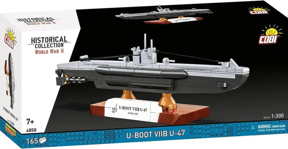 Jucarie creativa Cobi Submarine VIIB U-47 Building Block Set