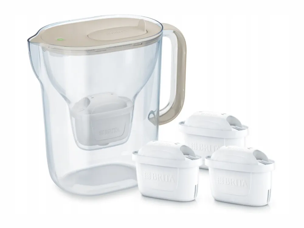 BRITA Style ESSENTIAL XL sand filter jug + 3 x MX Pro Pure Performance filter