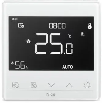Nice Termostat do sterowania ogrzewaniem podłogowym Nice Warm-Control White