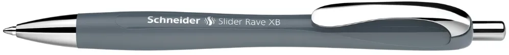 Schneider Pix SCHNEIDER Slider Rave XB, rubber grip, accesorii metalice, corp urban grey - scriere albastra