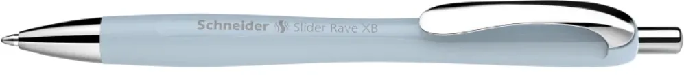 Schneider Pix SCHNEIDER Slider Rave XB, rubber grip, accesorii metalice, corp arctic - scriere albastra
