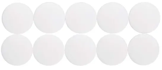 Maul Magneti forma rotunda, D15mm, 0.15 kg forta, 10 buc/set, MAUL Solid - alb