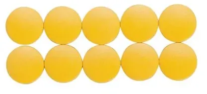 Maul Magneti forma rotunda, D15mm, 0.15 kg forta, 10 buc/set, MAUL Solid - galben