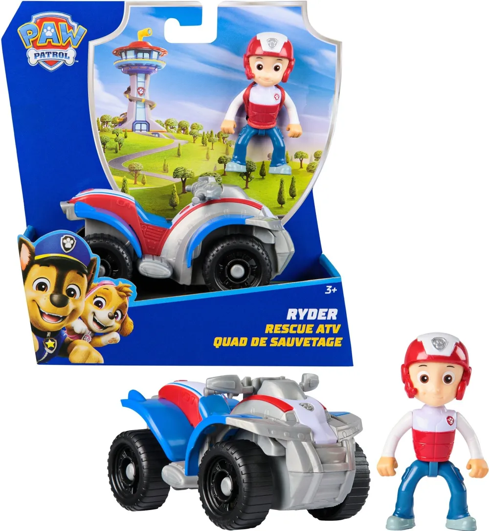 Quad de salvare Spin Master Paw Patrol cu figurina Ryder