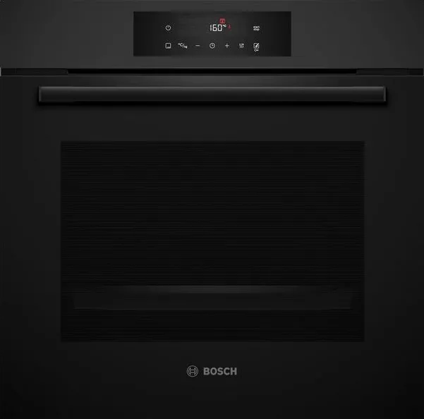 BOSCH Cuptor electric HBA572EM3 Serie 4 71 l, AirFry, piroliza, convectie, negru mat