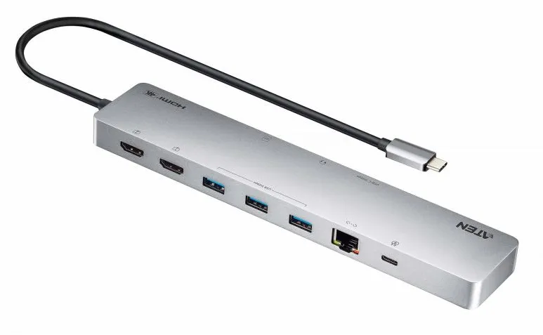 Docking Station ATEN Docking Station Aten USB-C, negru