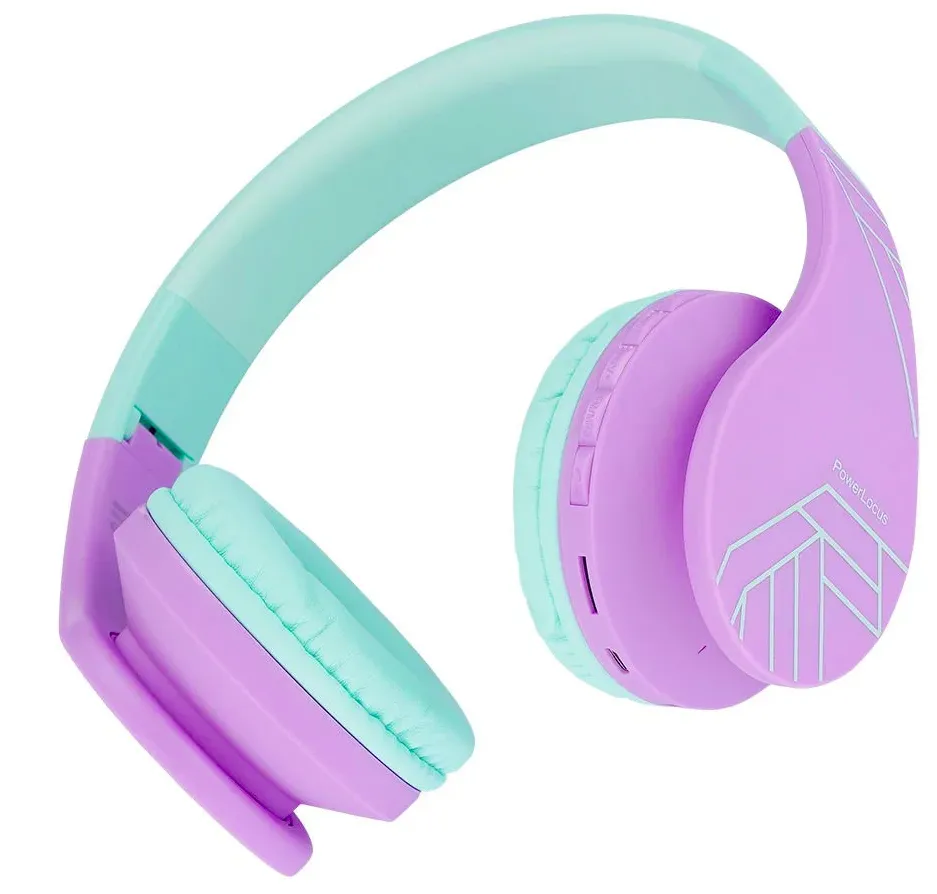 Casti Over-Head PowerLocus PowerLocus Casti pentru copii TealPrplP1