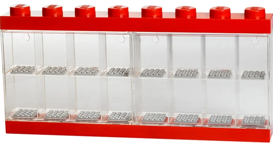 Room Copenhagen LEGO Minifiguren Display Case 16 red - RC40660001