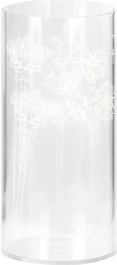 Room Copenhagen LEGO Cylinder Vase Wild Flower (transparent)
