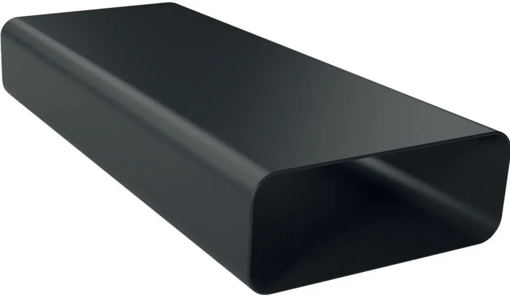 Neff flat duct section Z861SM1, 50cm, black pipe, straight, male
