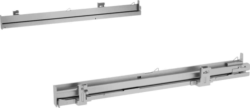 Ghidaje telescopice cu clips Neff Z1608BX0 extensie completa 1 nivel inox