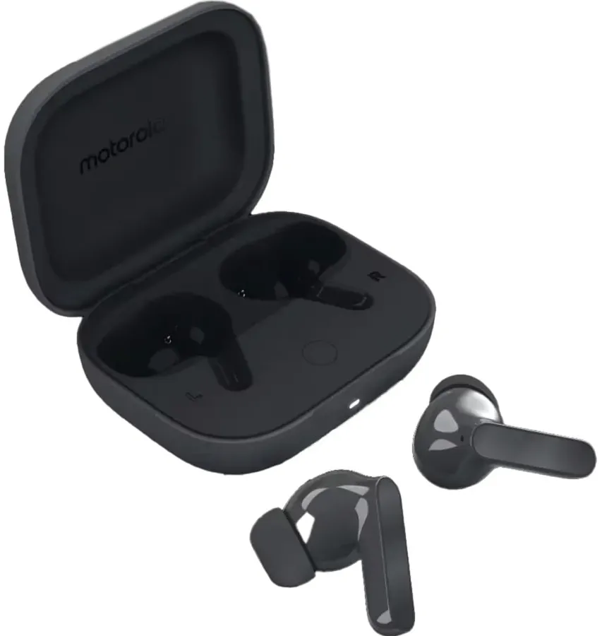 Casti In-Ear MOTOROLA Casti bluetooth stereo Moto Buds BASS, True Wireless, Noise Cancelling, tip In-Ear, Pantone Dark Shadow