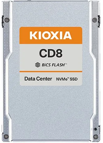 Hard disk server Kioxia Disc SSD Kioxia CD8-V 3.2TB, NVMe PCIe 4.0, 7200 MB/s, 100,5x69,8x15mm