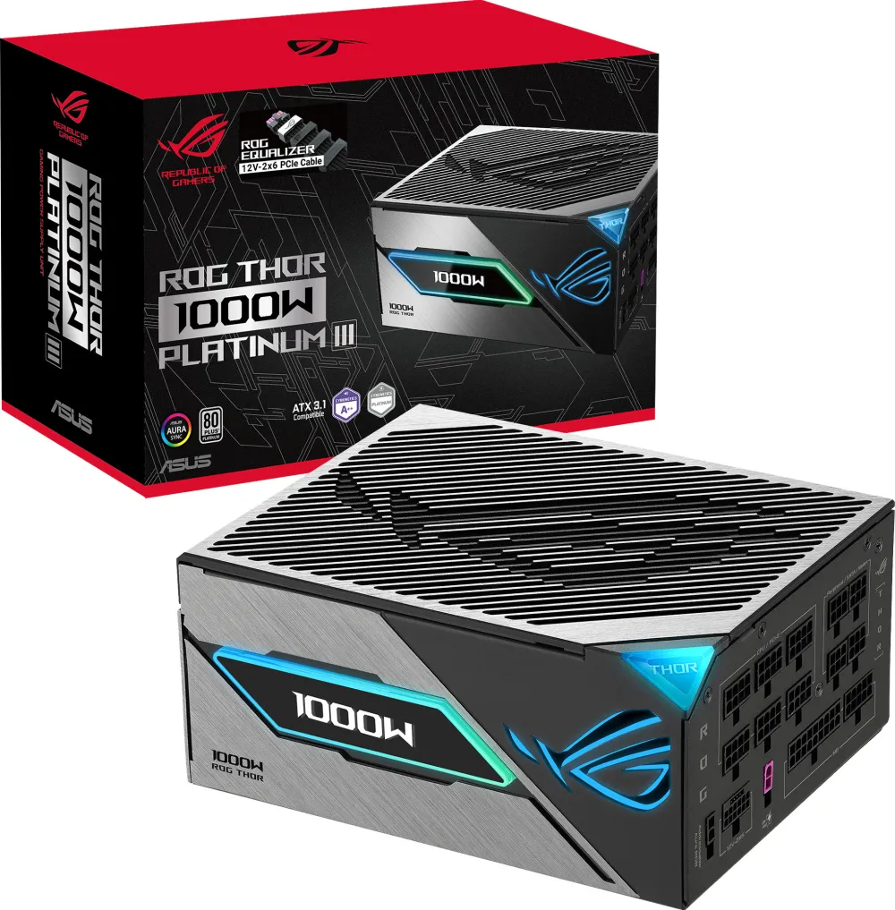 Sursa PC Asus Netzteil ROG-THOR-1000P3-GAMING-E    1000W 80+ Platinum
