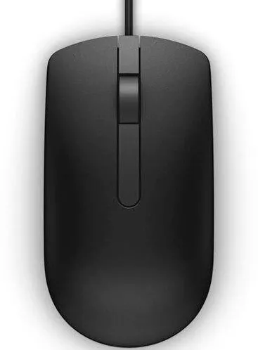 Mouse Dell MS116, cu fir, Optical, 1000 dpi, USB conectivity, Negru