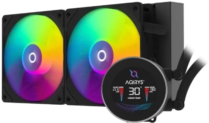Cooler AQIRYS CPU Cooler Hydra 240 AIO Black