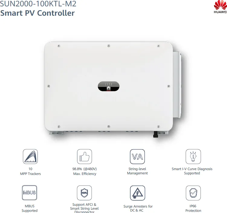 Huawei INVERTER HUAWEI SUN2000-100KTL-M2 W/DC