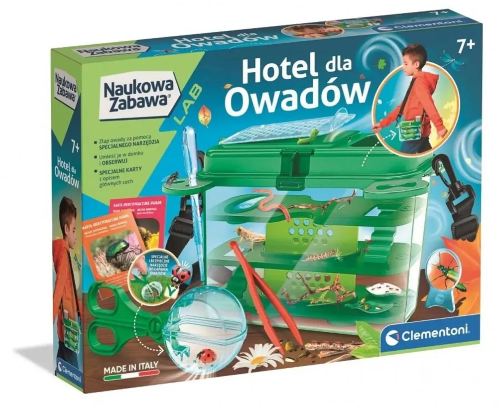 Jucarie Educationala Clementoni Set educativ, hotel pentru insecte, 5 accesorii, multicolor