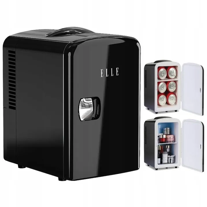 Elle Mini lodówka ELLE Home ESDAF101BKEU 4L czarna