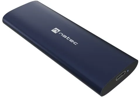 Rack Natec External SSD enclosure RHINO M.2 NVME USB-C 3.2 steel navy