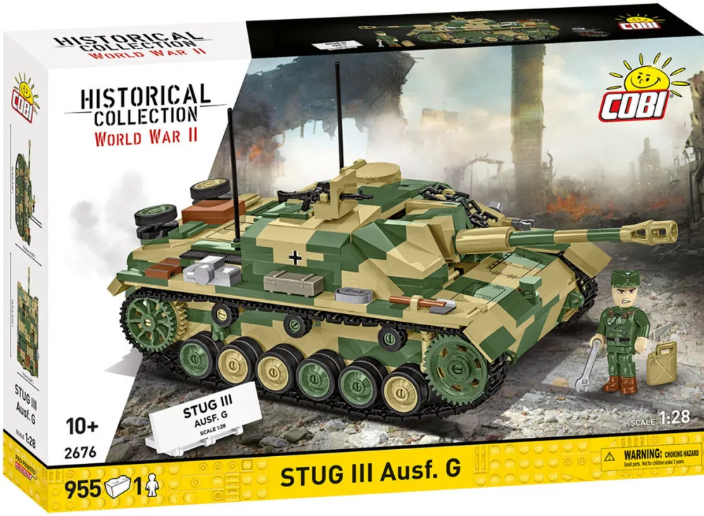 Jucarie Educationala Cobi Klocki StuG III Ausf. G Building Blocks Set - 955 Pieces