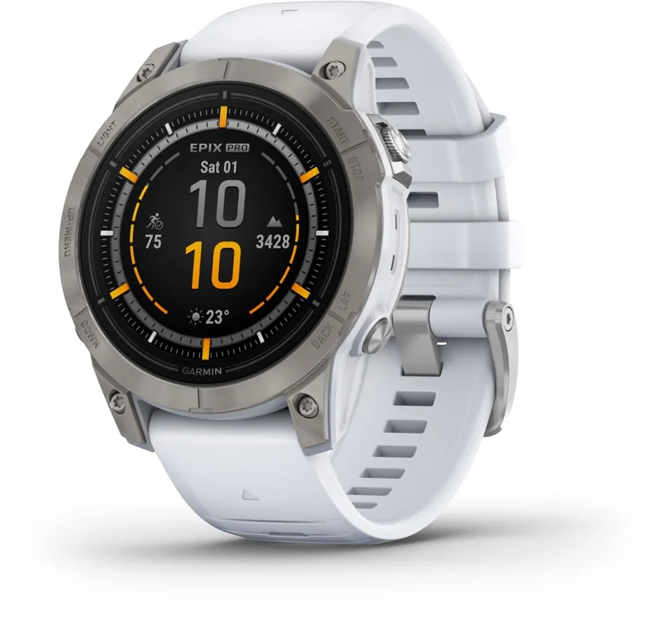 Smartwatch Garmin Garmin epix Pro (Gen 2) 3.3 cm (1.3") AMOLED 47 mm Digital 416 x 416 pixels Touchscreen Titanium Wi-Fi GPS (satellite)