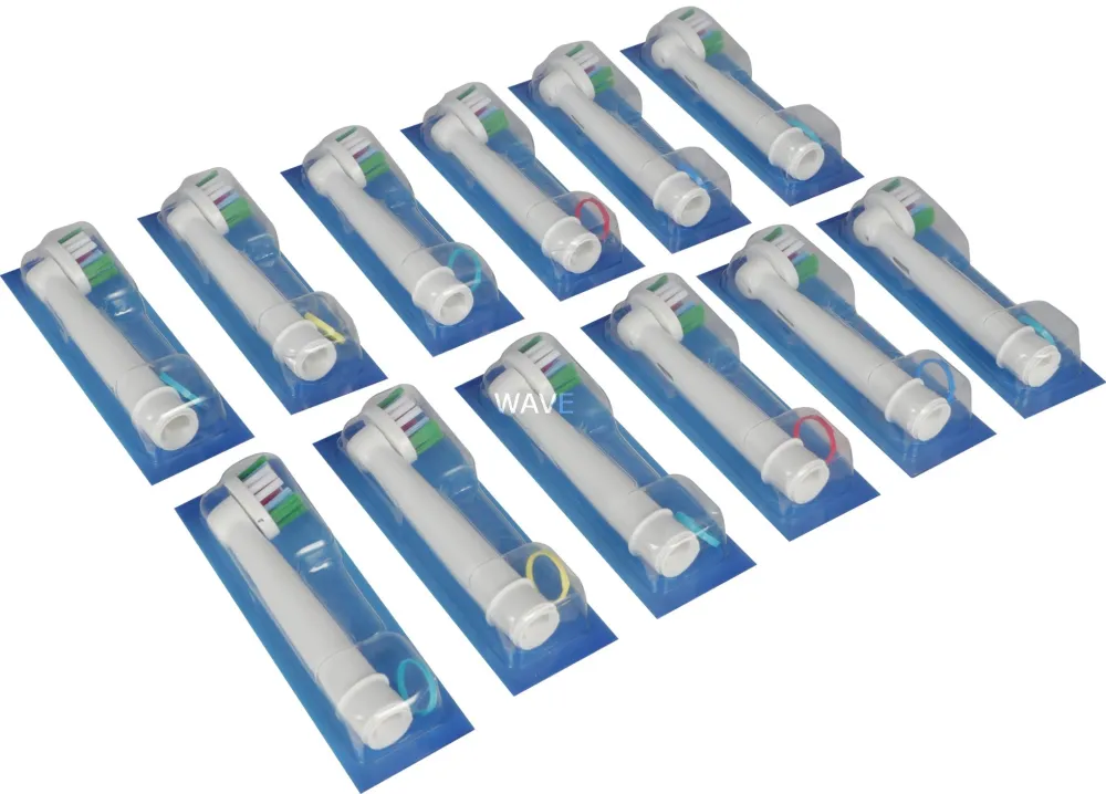 ORAL-B Braun Oral-B Pro 3D White brush heads, pack of 12 (white, frustration-free outer packaging)
