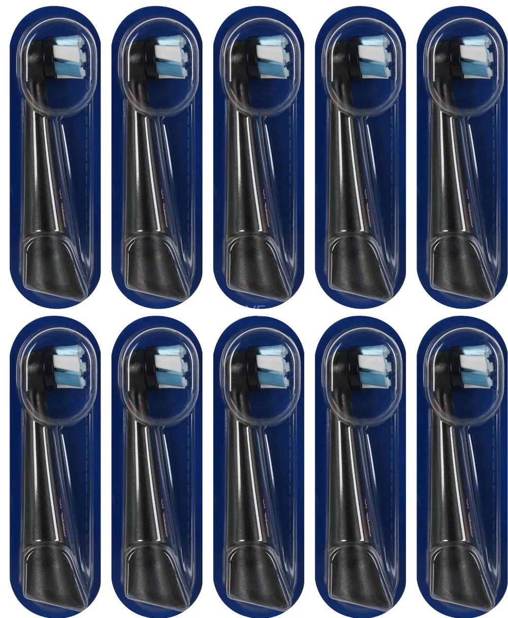 ORAL-B Braun Oral-B iO Ultimate Clean 10-pack, Black Brush Heads, Superior Plaque Removal
