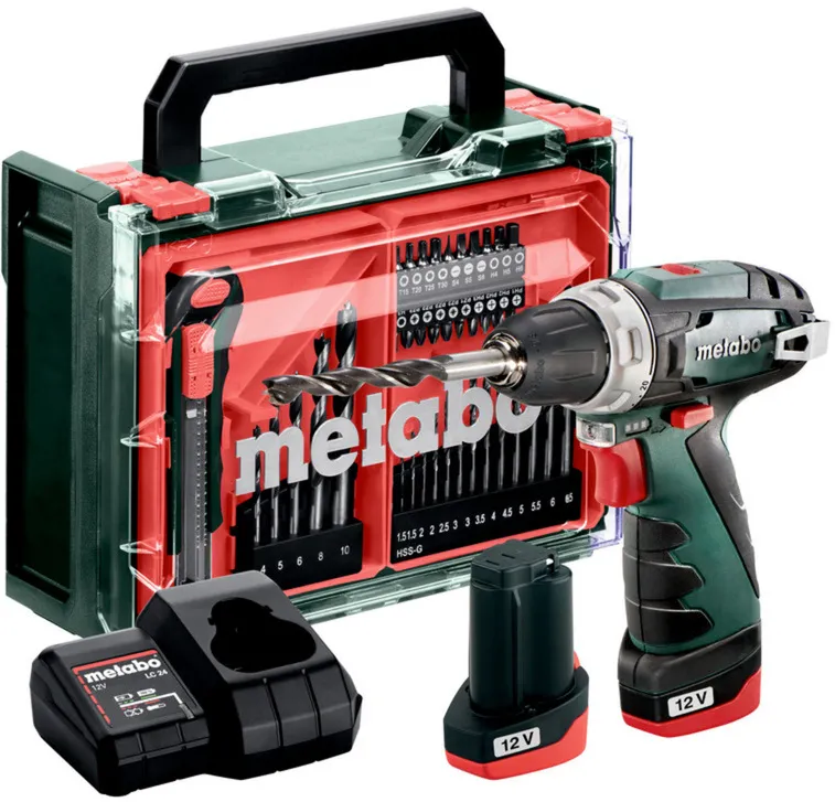 Metabo Metabo PowerMaxx BS Basic Set Cordless Drill Driver