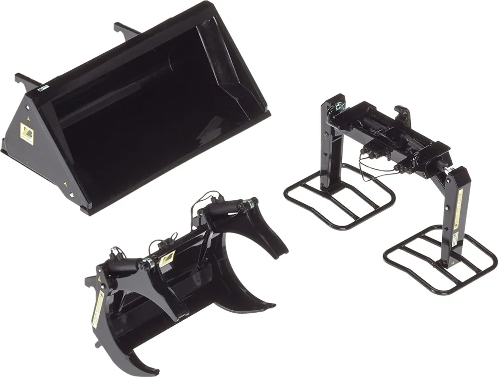 Wiking Wiking front loader tools set A black, model vehicle