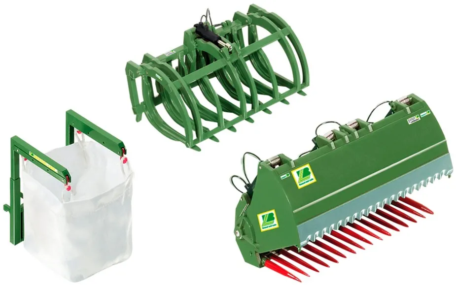 Wiking Wiking front loader tool set Bressel and Lade, model vehicle