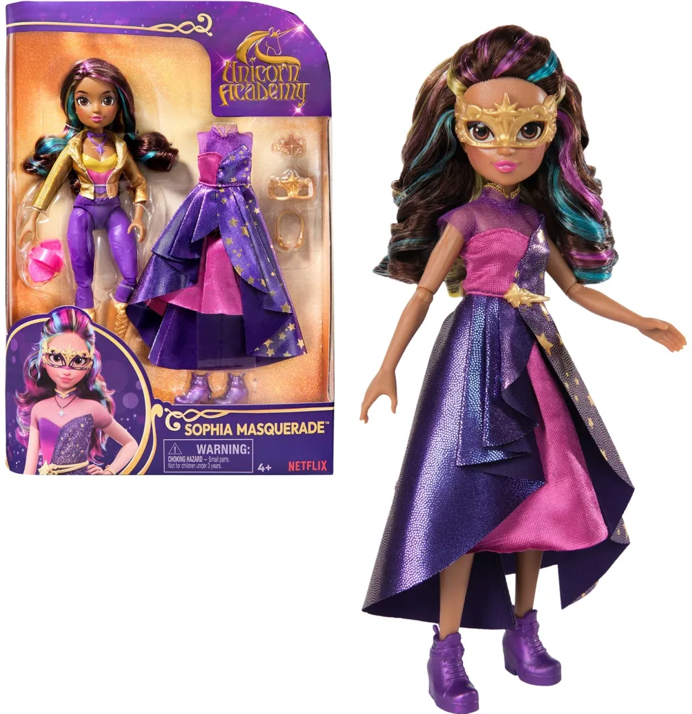 Spinmaster Spin Master Unicorn Academy - Deluxe Masquerade Ball Sophia, Doll