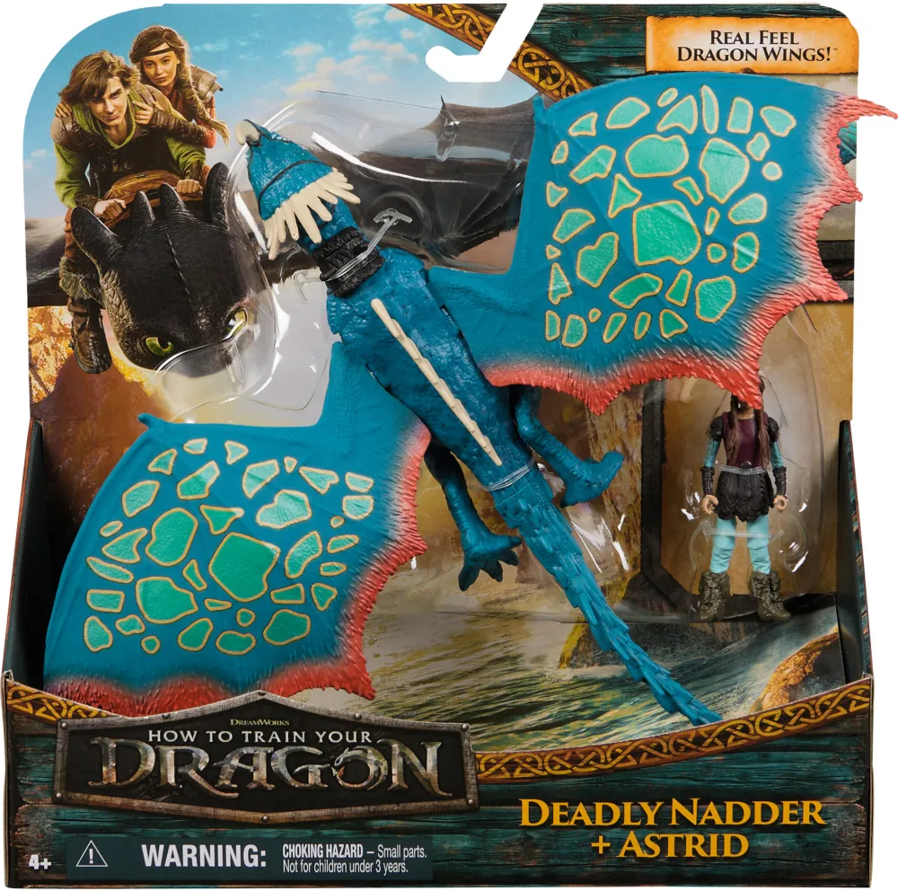 Spinmaster Figurina Spin Master How to Train Your Dragon, Astrid n Nadder, multicolor, 4 ani
