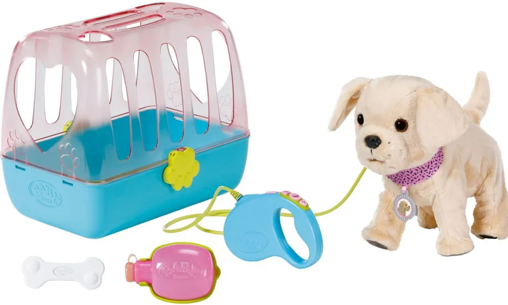 Zapf ZAPF Creation BABY born My Dog Lucky with Box, Toy Figure