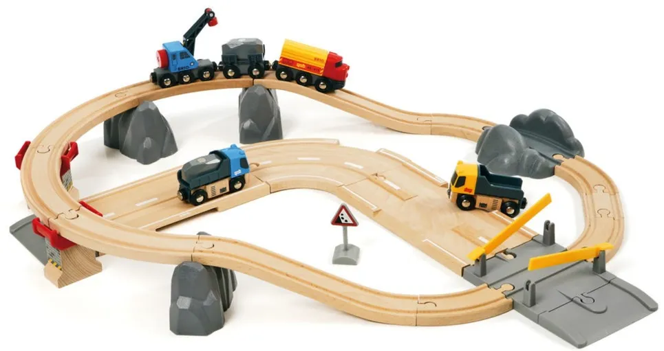 Jucarie creativa Ravensburger BRIO Roads & Rails Stone Loading Set - 33210