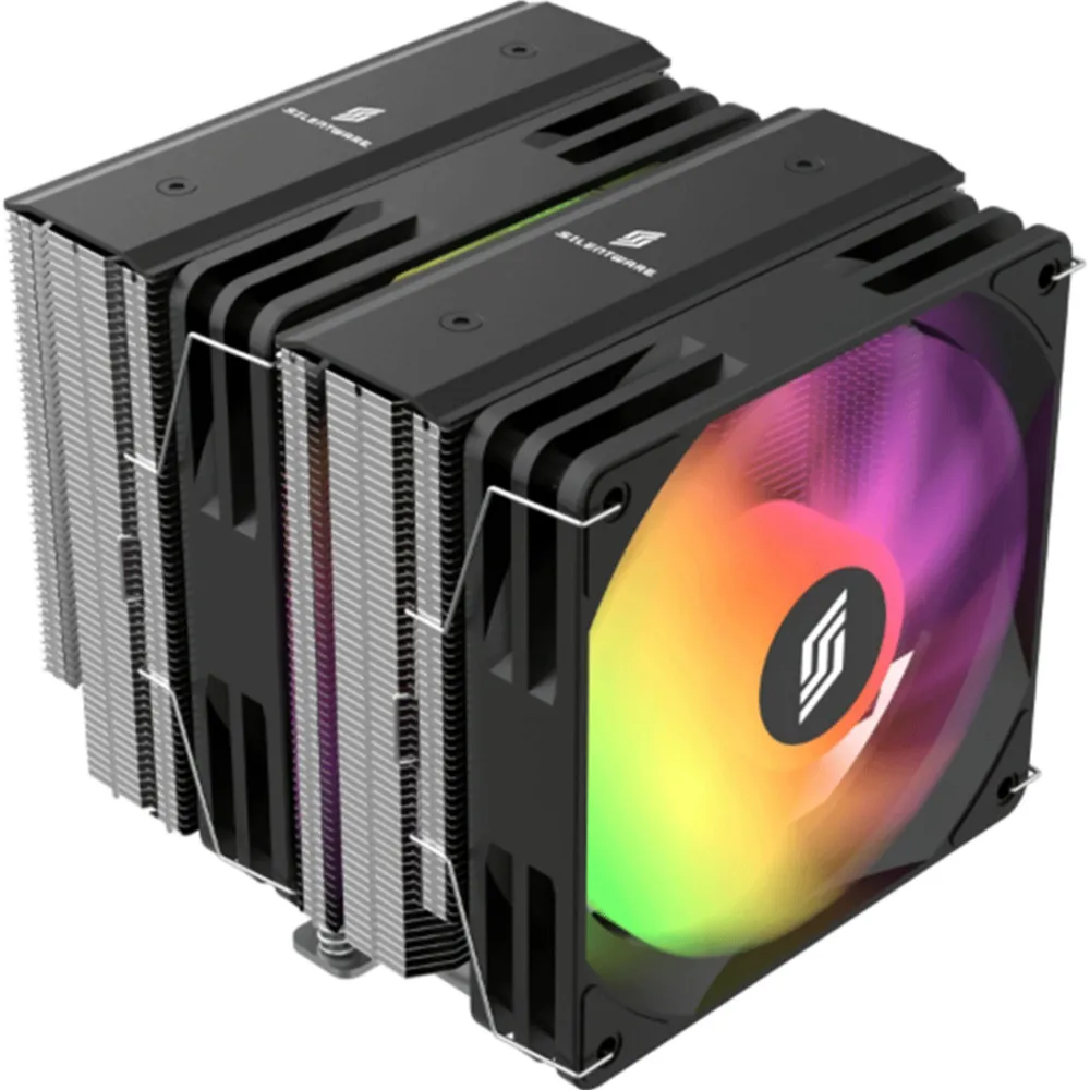 Cooler Silentware Silentware Titan, CPU cooler black/silver, 120 mm