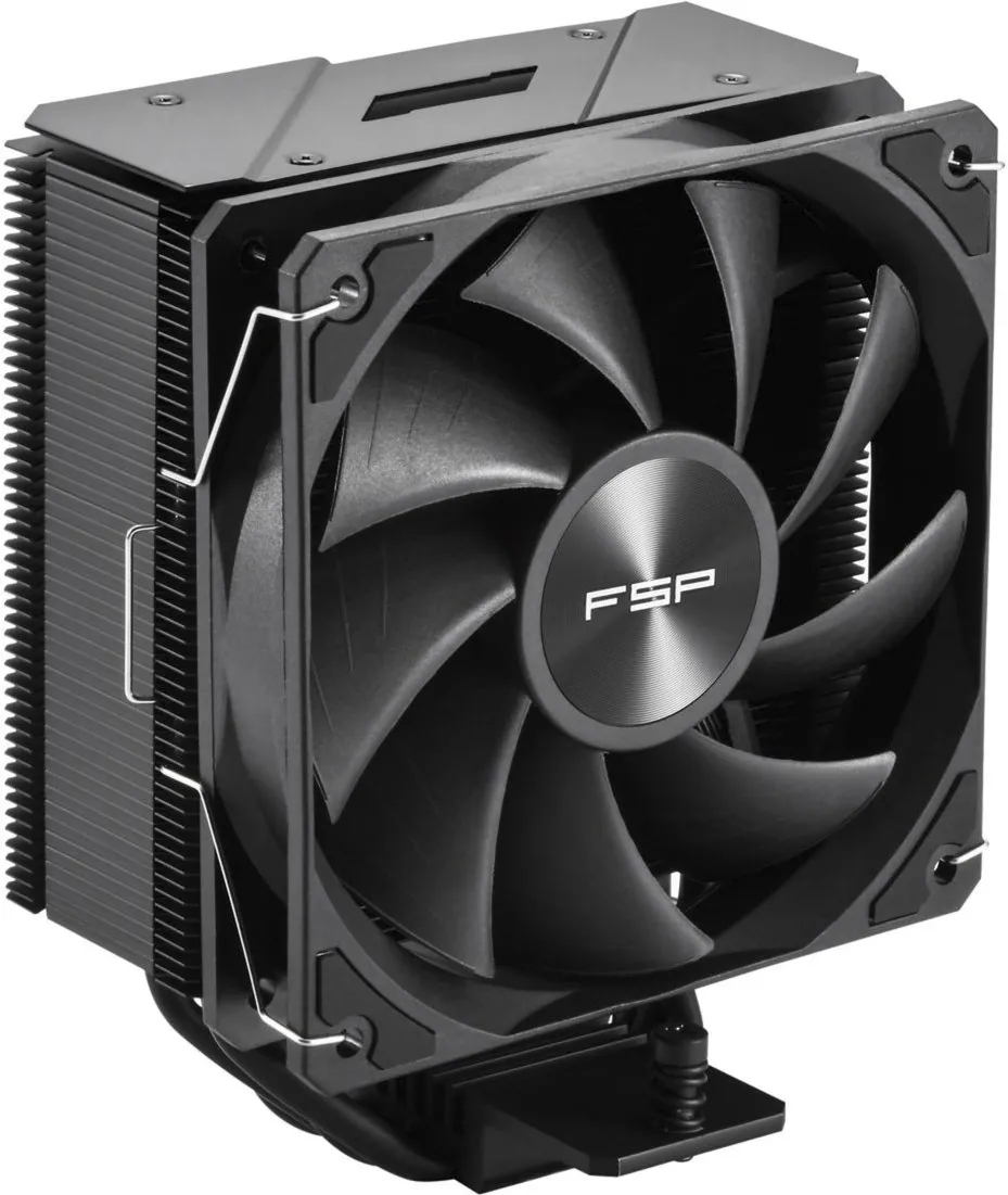 Cooler Fortron FSP NP5 BLACK, CPU cooler (black, 120 mm)