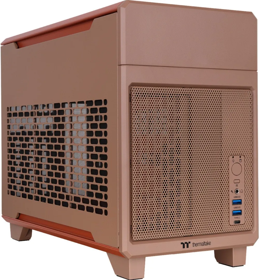Carcasa PC Thermaltake TR100, light brown tower case