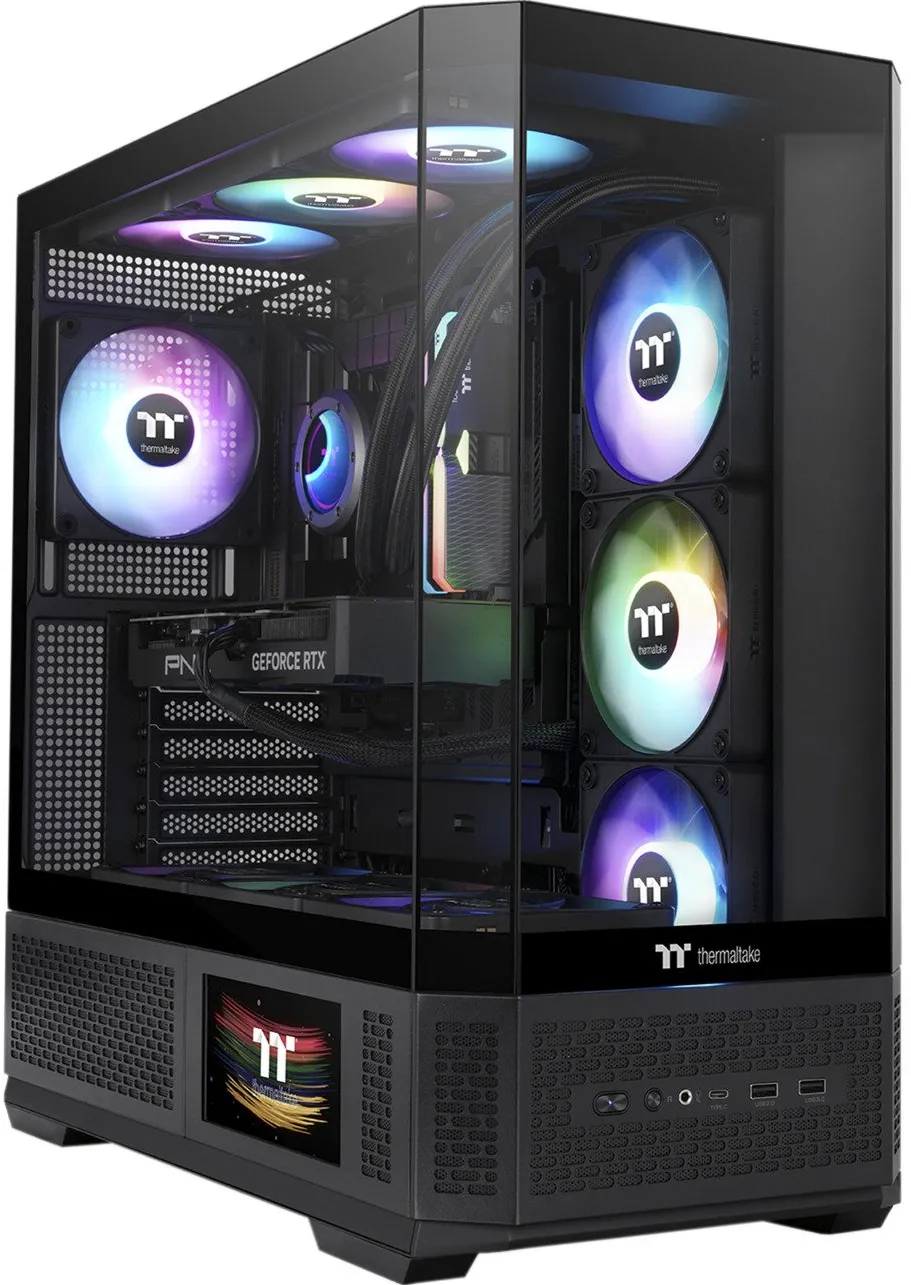 Carcasa PC Thermaltake Thermaltake View 370 TG ARGB (black, tempered glass x 3)