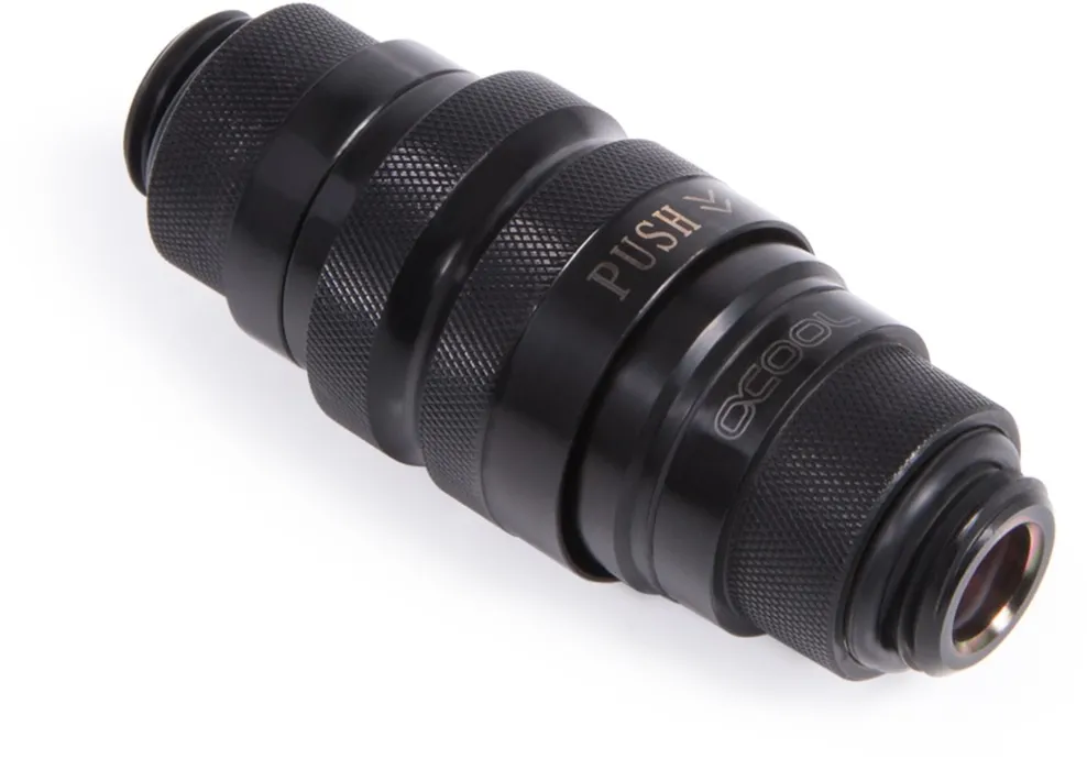 Alphacool Alphacool Eiszapfen quick release coupling set G1 / 4 AG - Deep Black 1020153