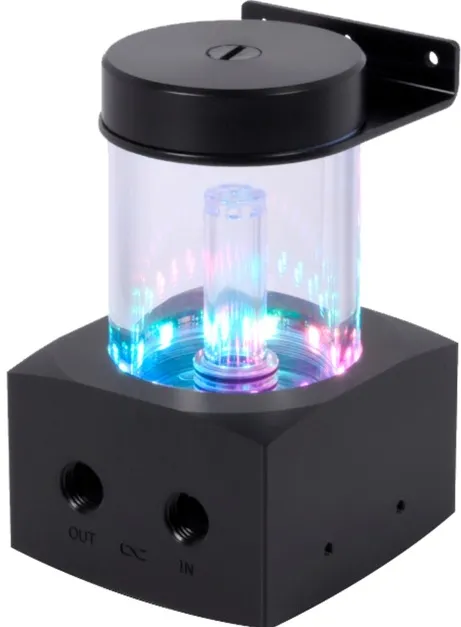 Alphacool Core 100 Aurora expansion tank D5/VPP Acetal/A (black)